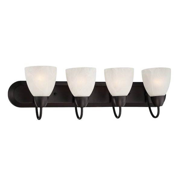 Designers Fountain Torino 4-Light Oil Rubbed Bronze Vanity Light 15005-4B-34 - main